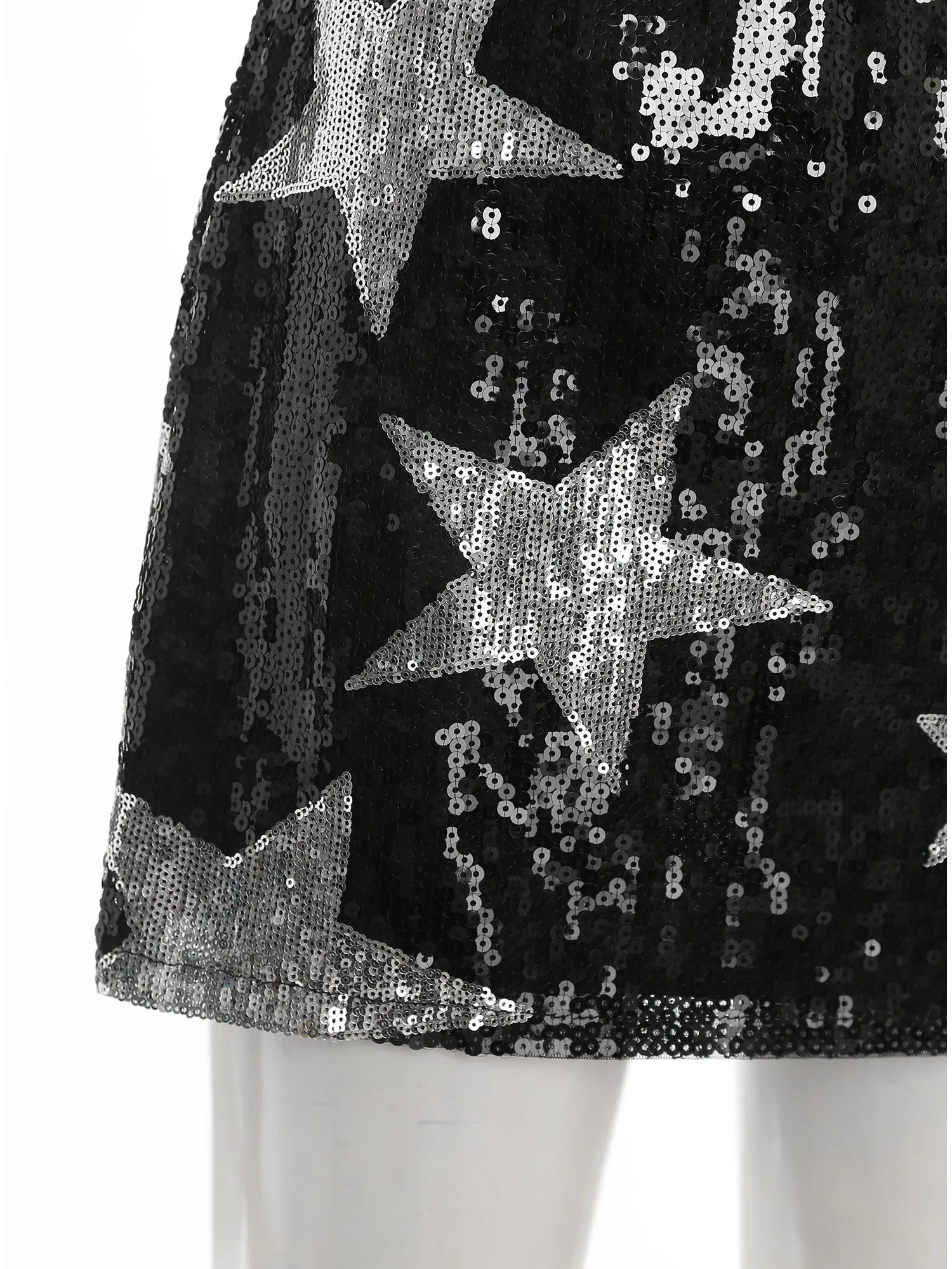 Minifalda de Lentejuelas con Estrellas