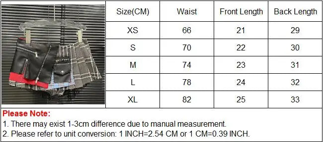 Minifalda Asimétrica de Retazos
