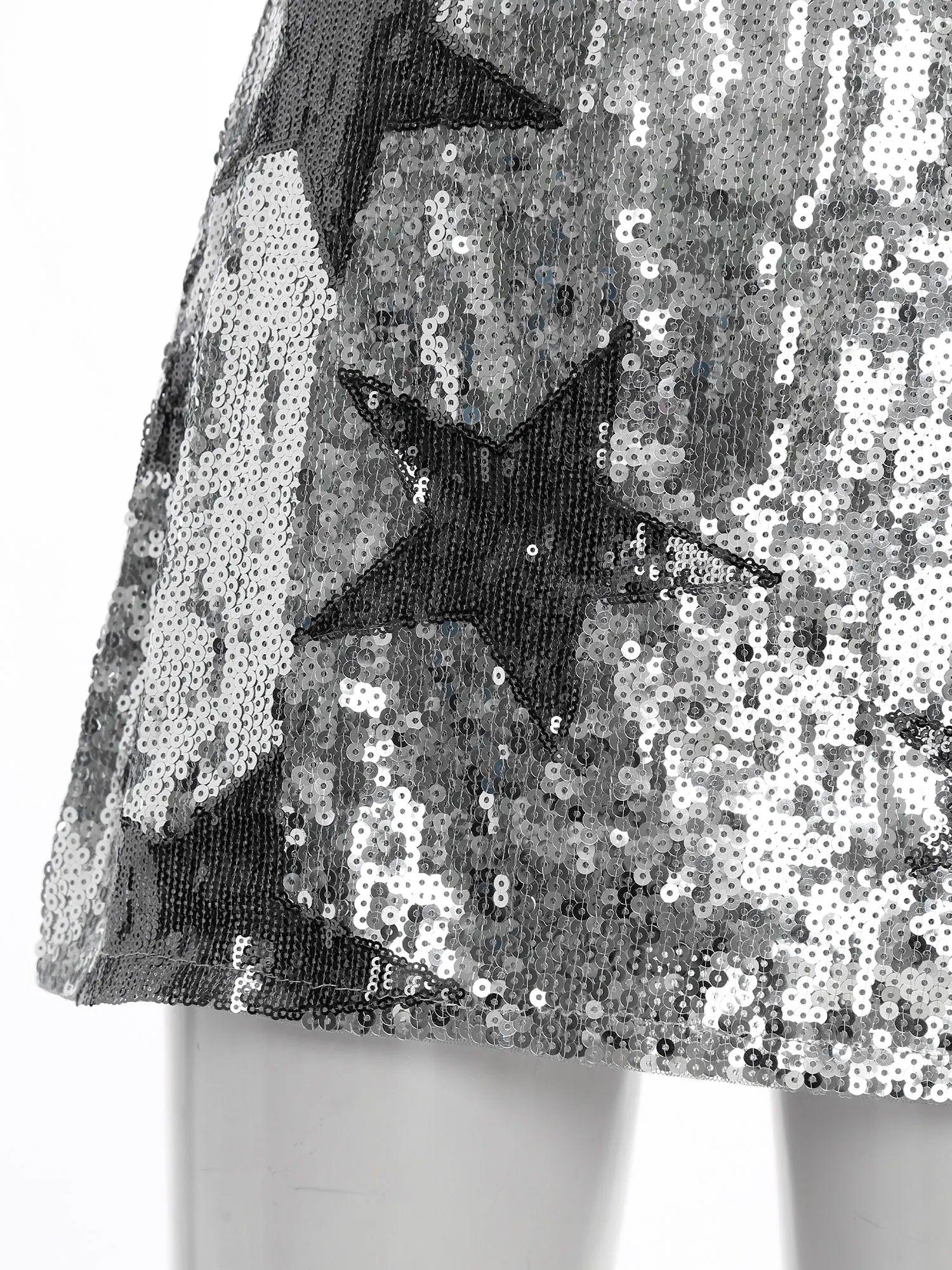 Minifalda de Lentejuelas con Estrellas