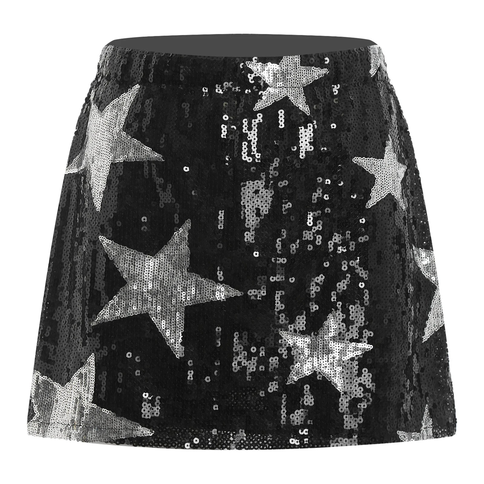 Minifalda de Lentejuelas con Estrellas