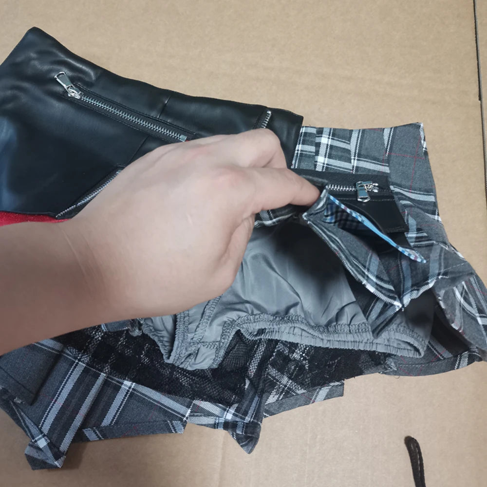 Minifalda Asimétrica de Retazos