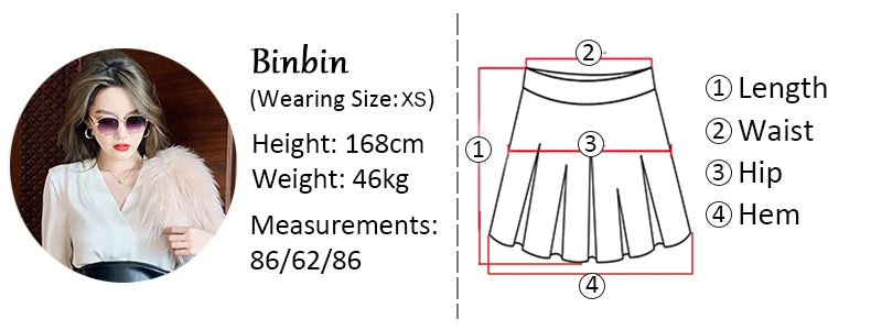 Falda de Tubo Talle Alto de Efecto Cuero