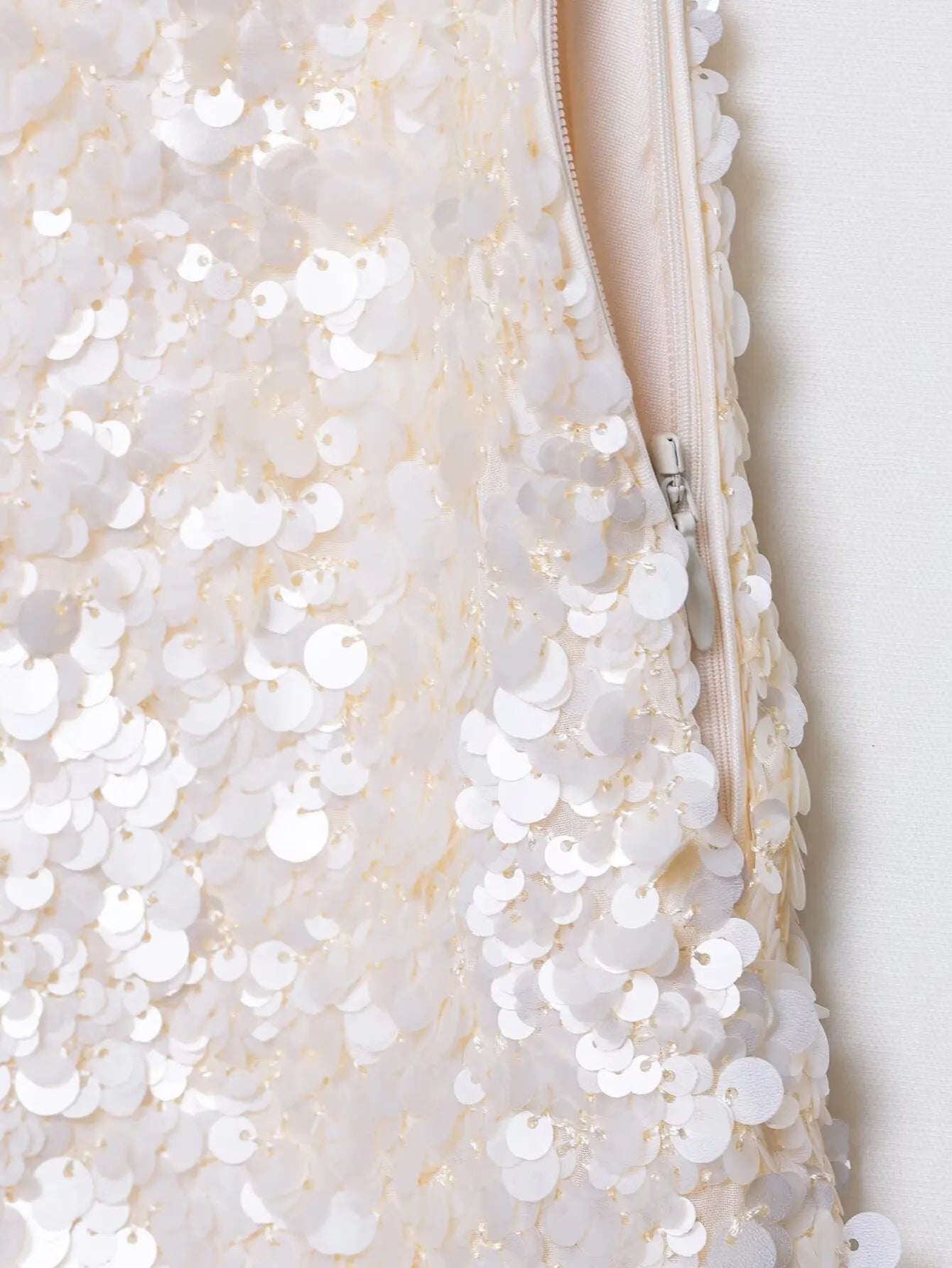 Falda con Lentejuelas Pastel