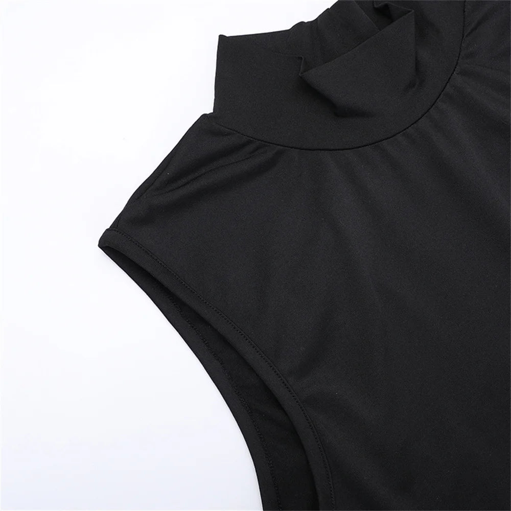 Vestido Largo con Escote en la Espalda