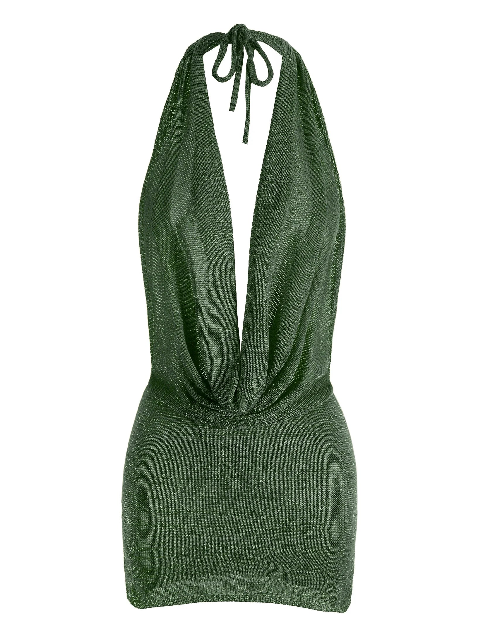 Vestido con Escote Profundo