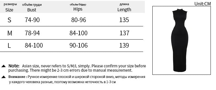 Vestido Largo con Escote en la Espalda