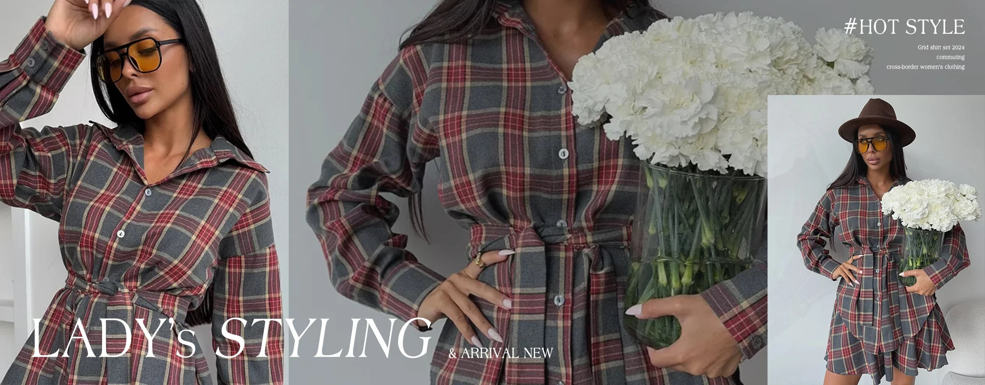 Vestido Largo Marrón