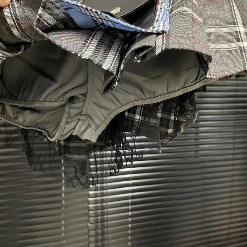 Minifalda Asimétrica de Retazos