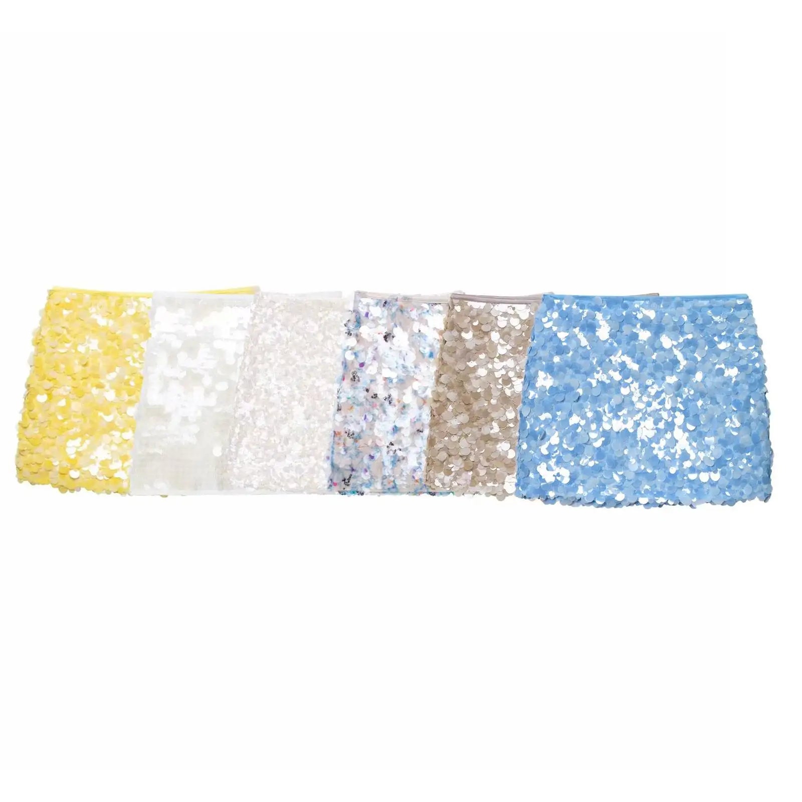 Falda con Lentejuelas Pastel