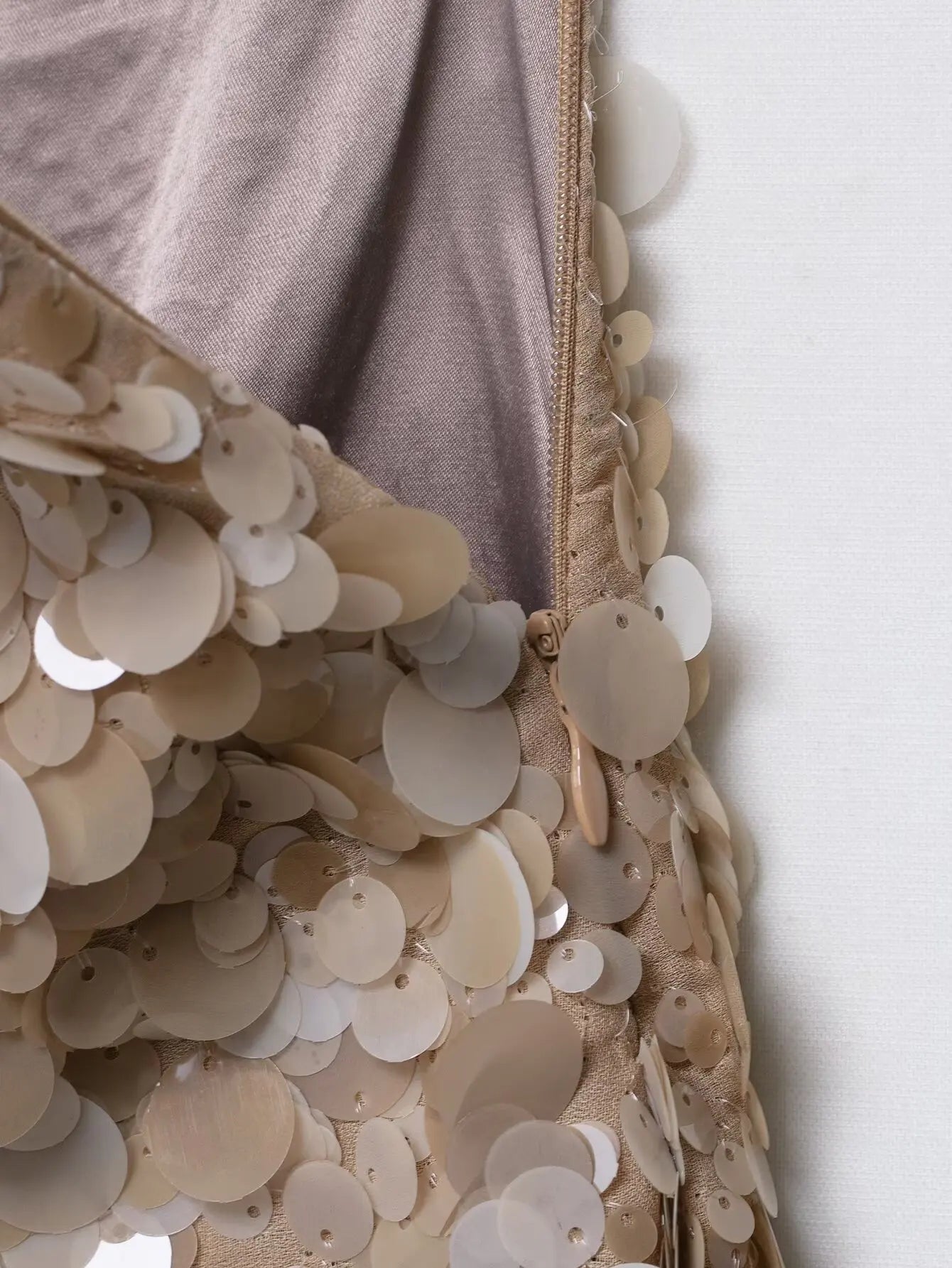 Falda con Lentejuelas Pastel