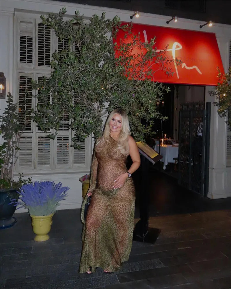 Vestido de Escote Asimétrico