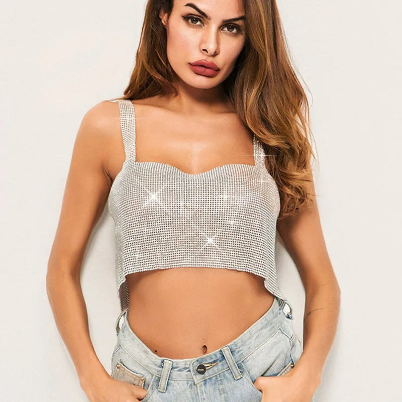 Top Tirantes Brillante