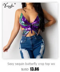 Vestido Brillante Atado al Cuello