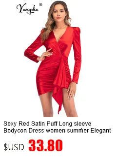 Vestido Brillante Atado al Cuello