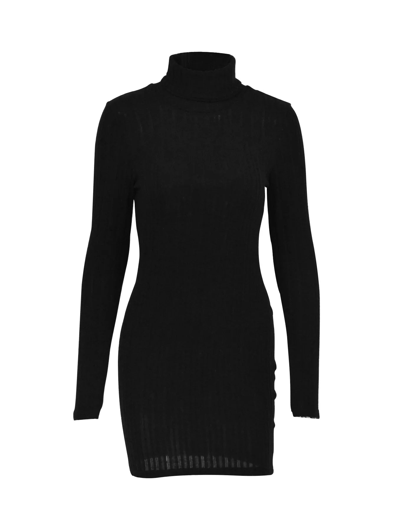 Vestido Corto de Cuello Alto