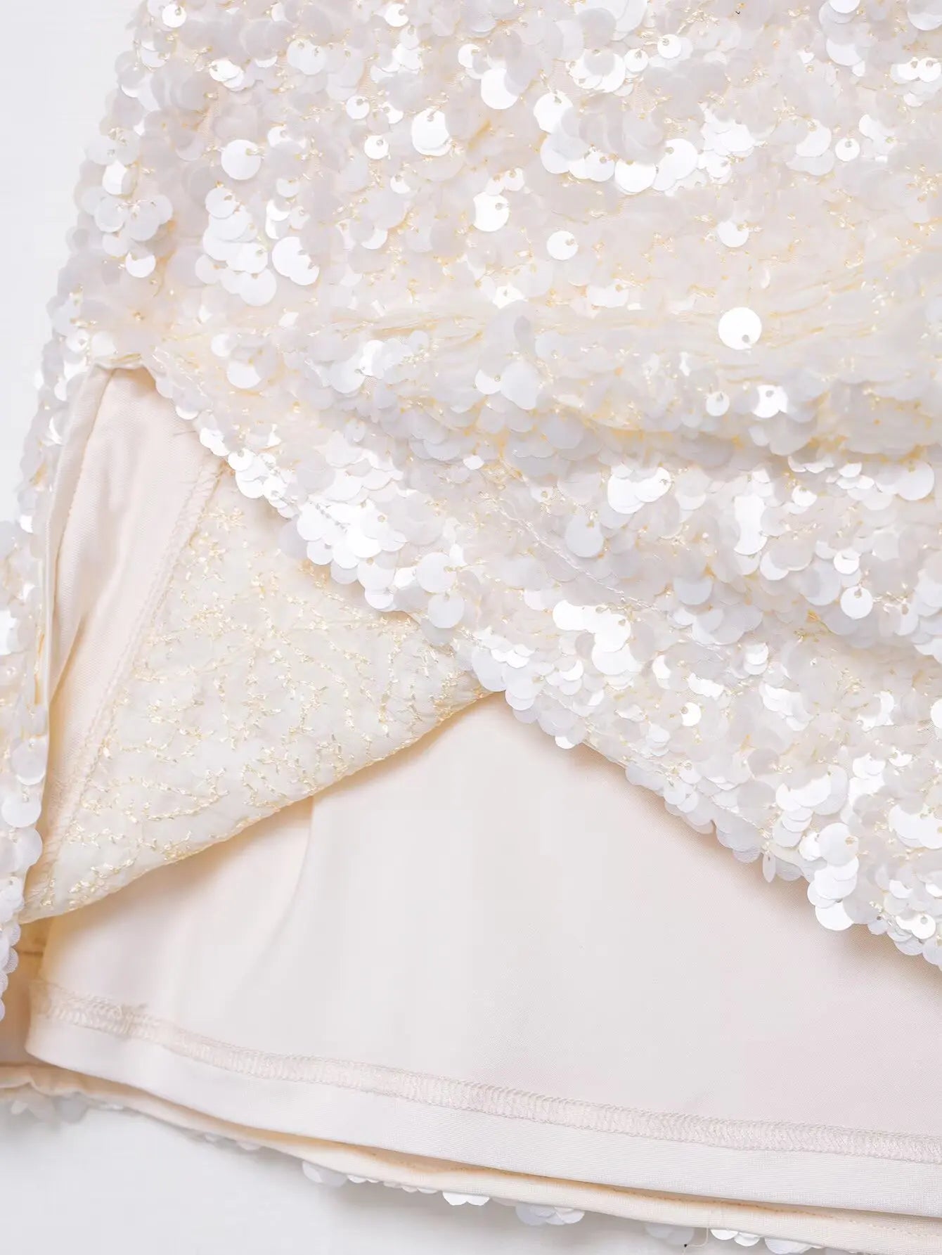 Falda con Lentejuelas Pastel