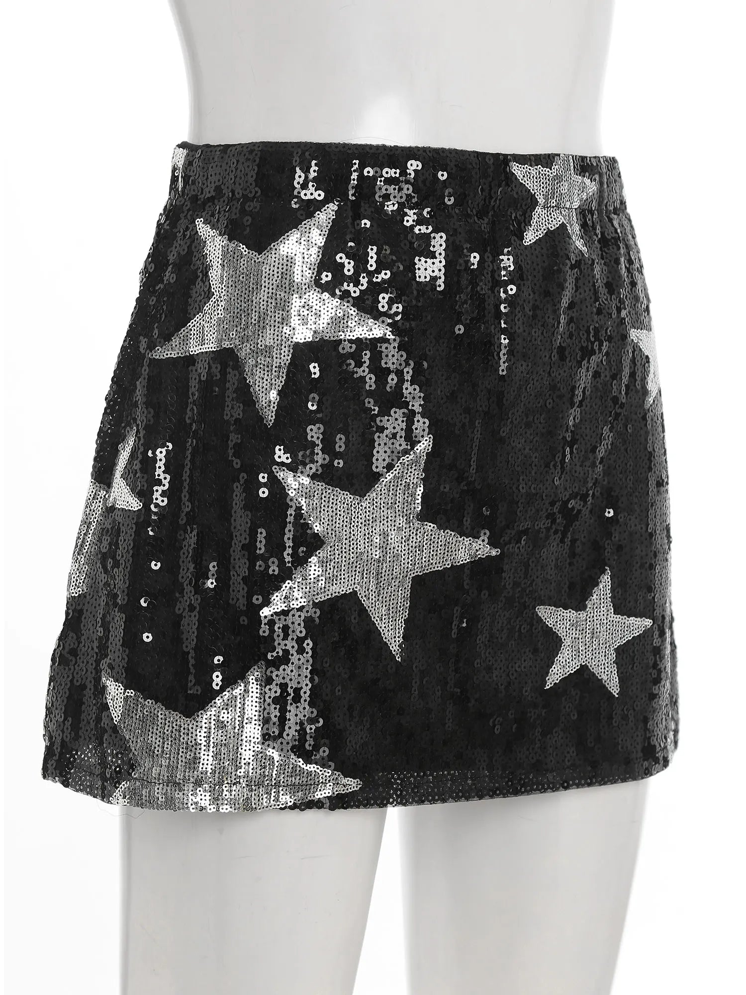Minifalda de Lentejuelas con Estrellas