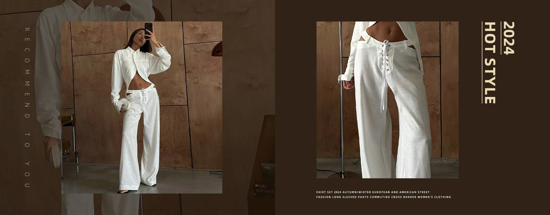 Vestido Largo Marrón