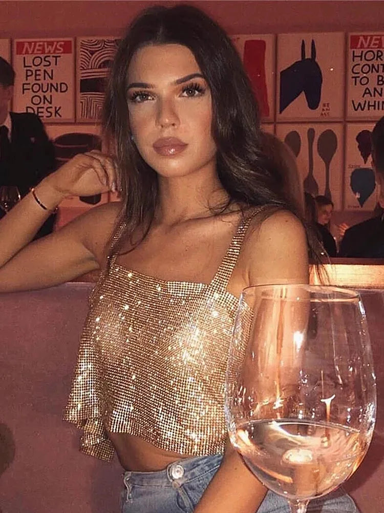 Top Tirantes Brillante