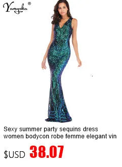 Vestido Brillante Atado al Cuello