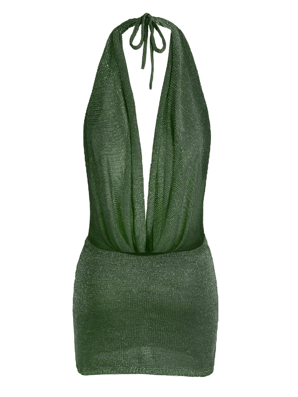 Vestido con Escote Profundo