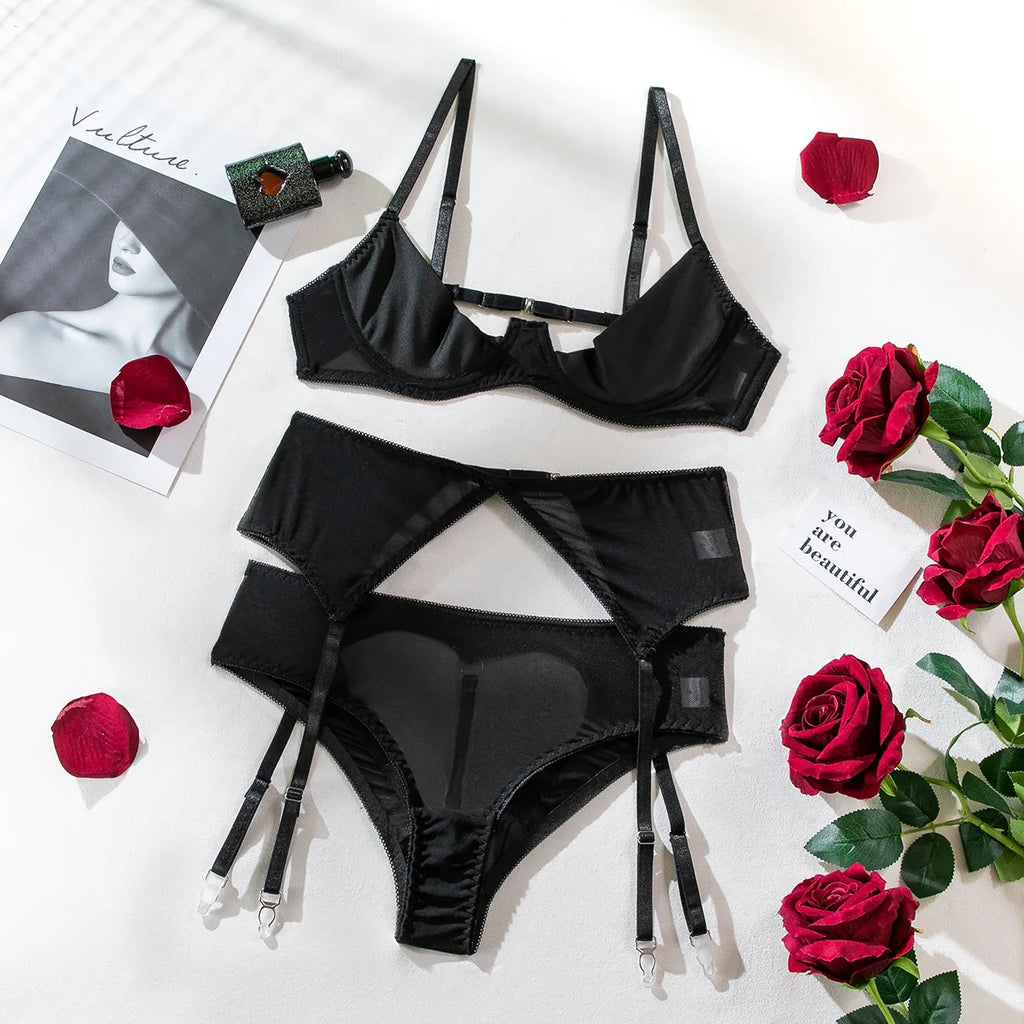 Conjunto de Lencería Femenina Push-Up