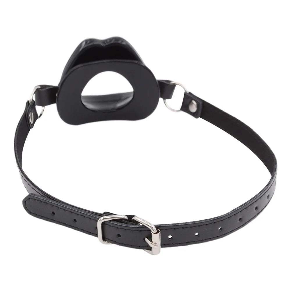 Accesorio sexual con mordaza decorativa