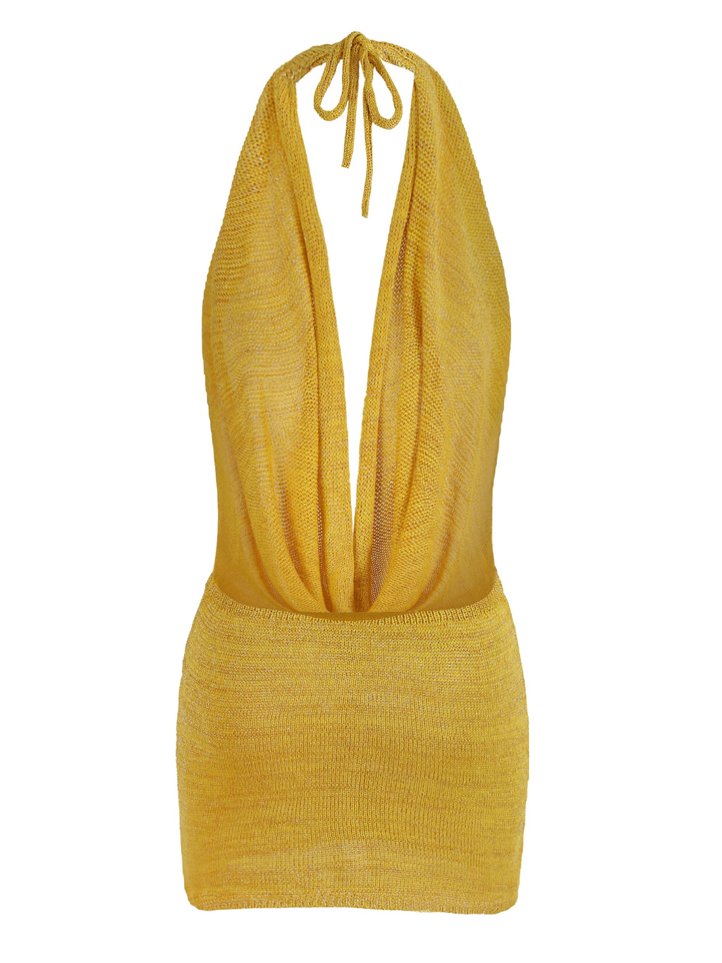 Vestido con Escote Profundo