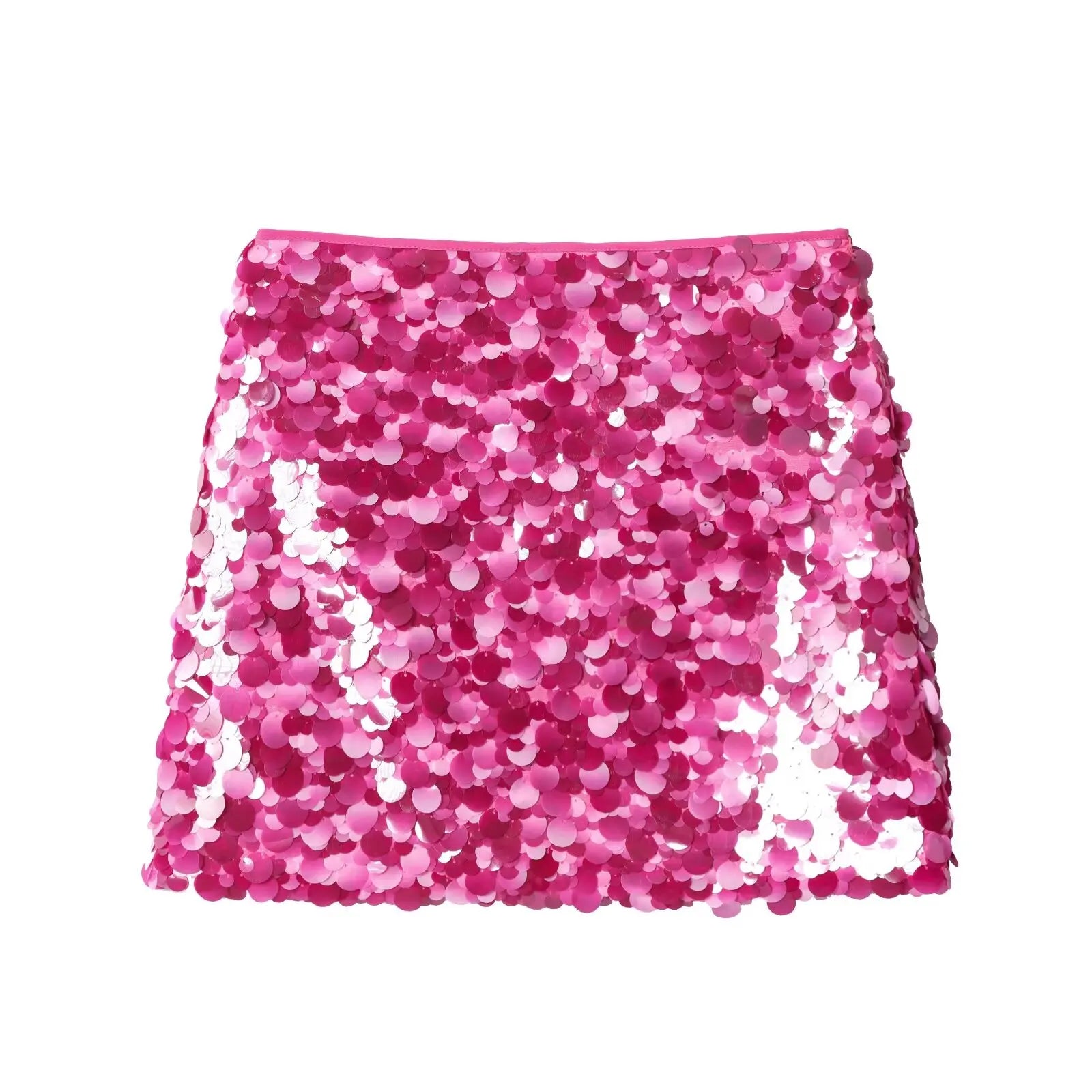 Falda con Lentejuelas Pastel