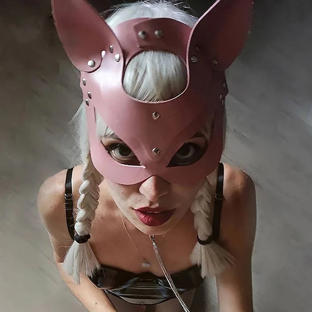 Máscara de Cuero Gótica