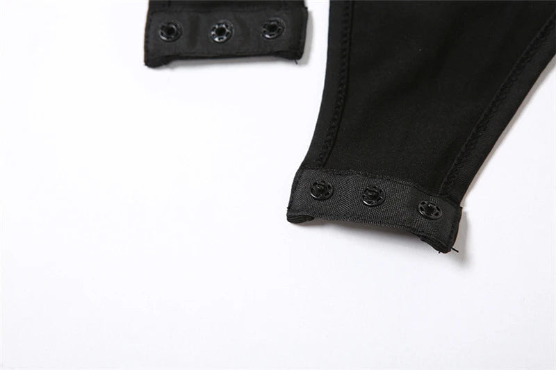 Body con roturas asimetrico