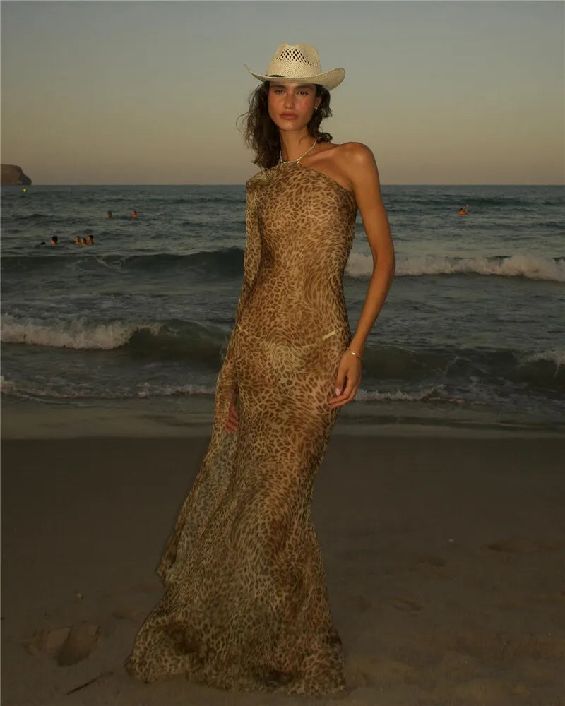 Vestido de Escote Asimétrico