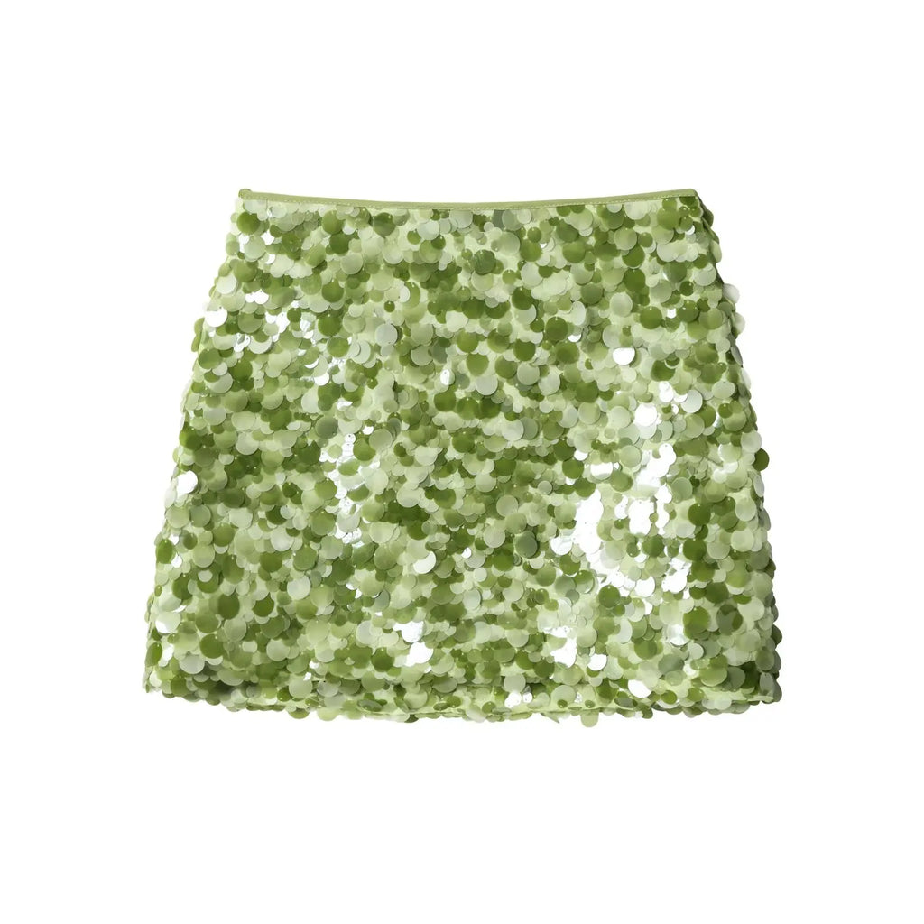 Falda con Lentejuelas Pastel