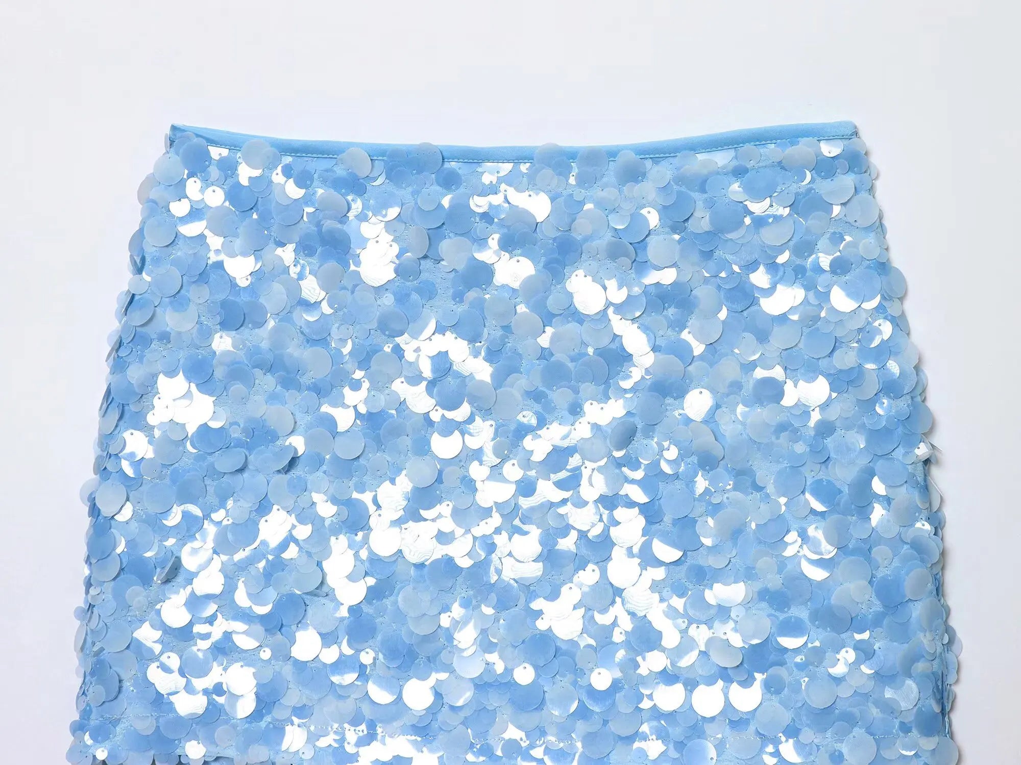 Falda con Lentejuelas Pastel