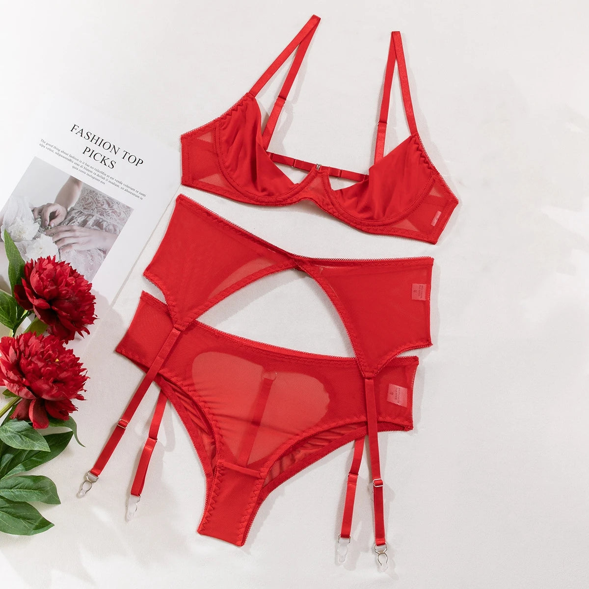 Conjunto de Lencería Femenina Push-Up