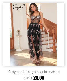 Vestido Brillante Atado al Cuello