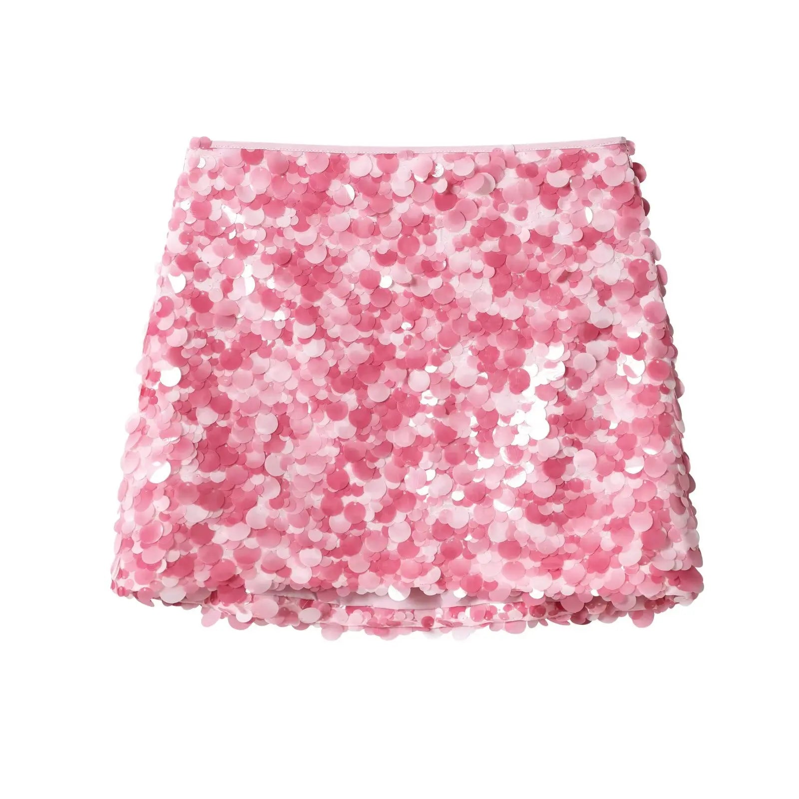 Falda con Lentejuelas Pastel