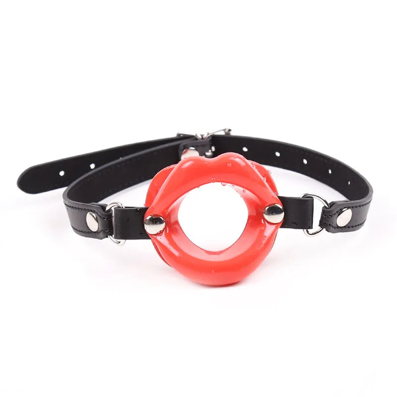 Accesorio sexual con mordaza decorativa
