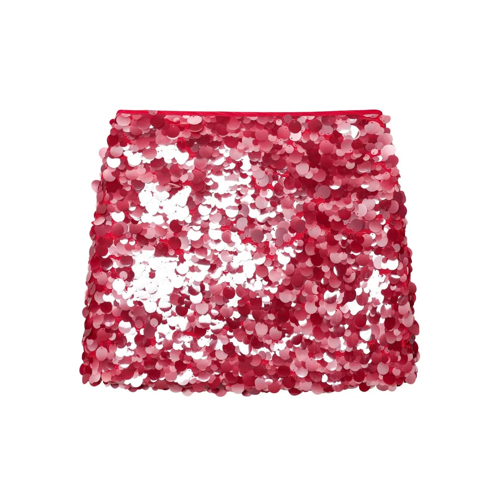 Falda con Lentejuelas Pastel