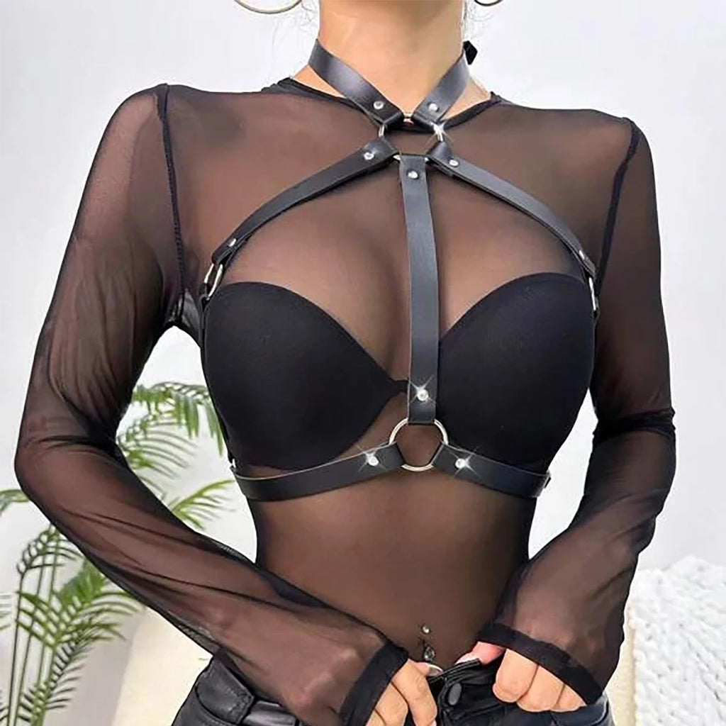 Arnés Corsé Estilo Cuero