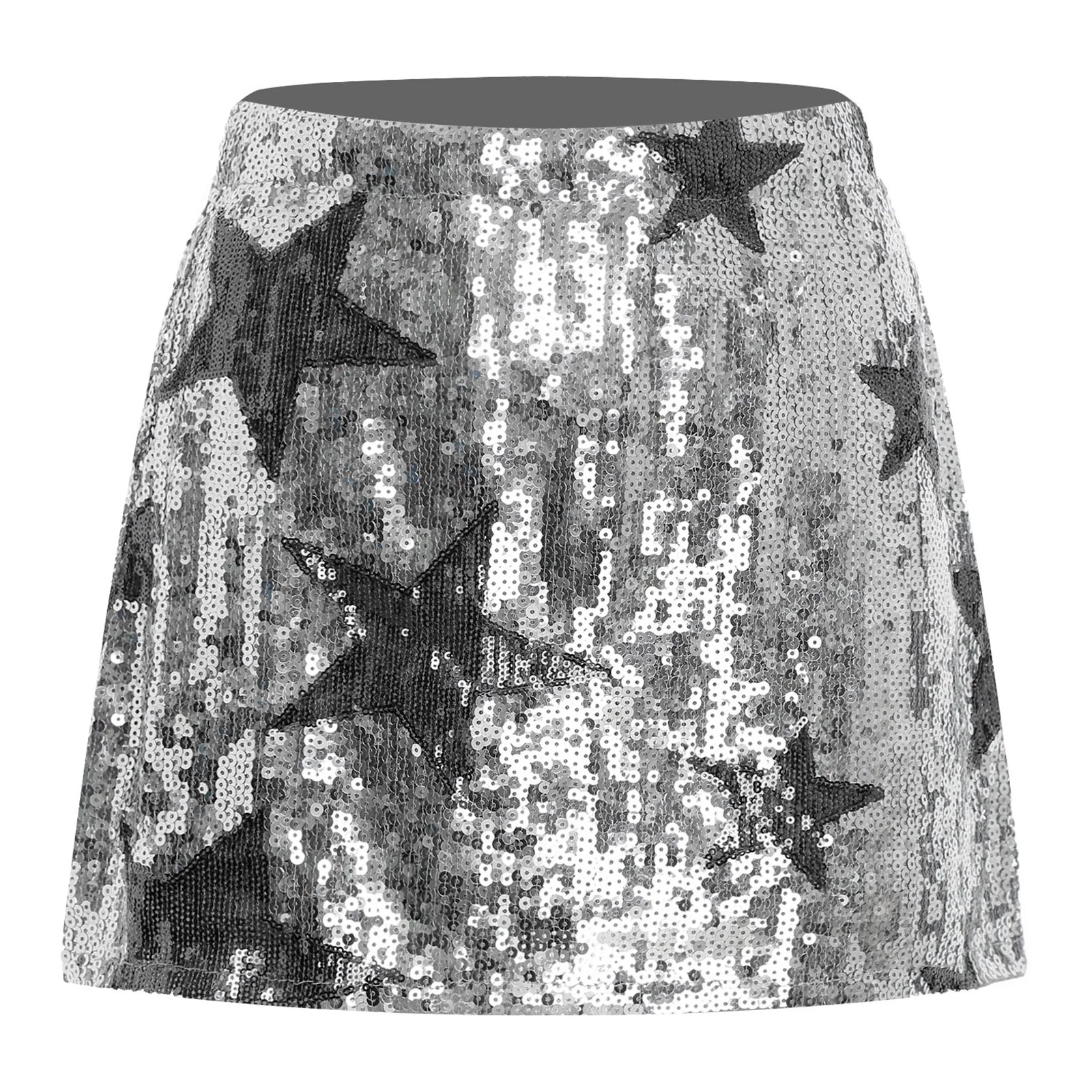 Minifalda de Lentejuelas con Estrellas