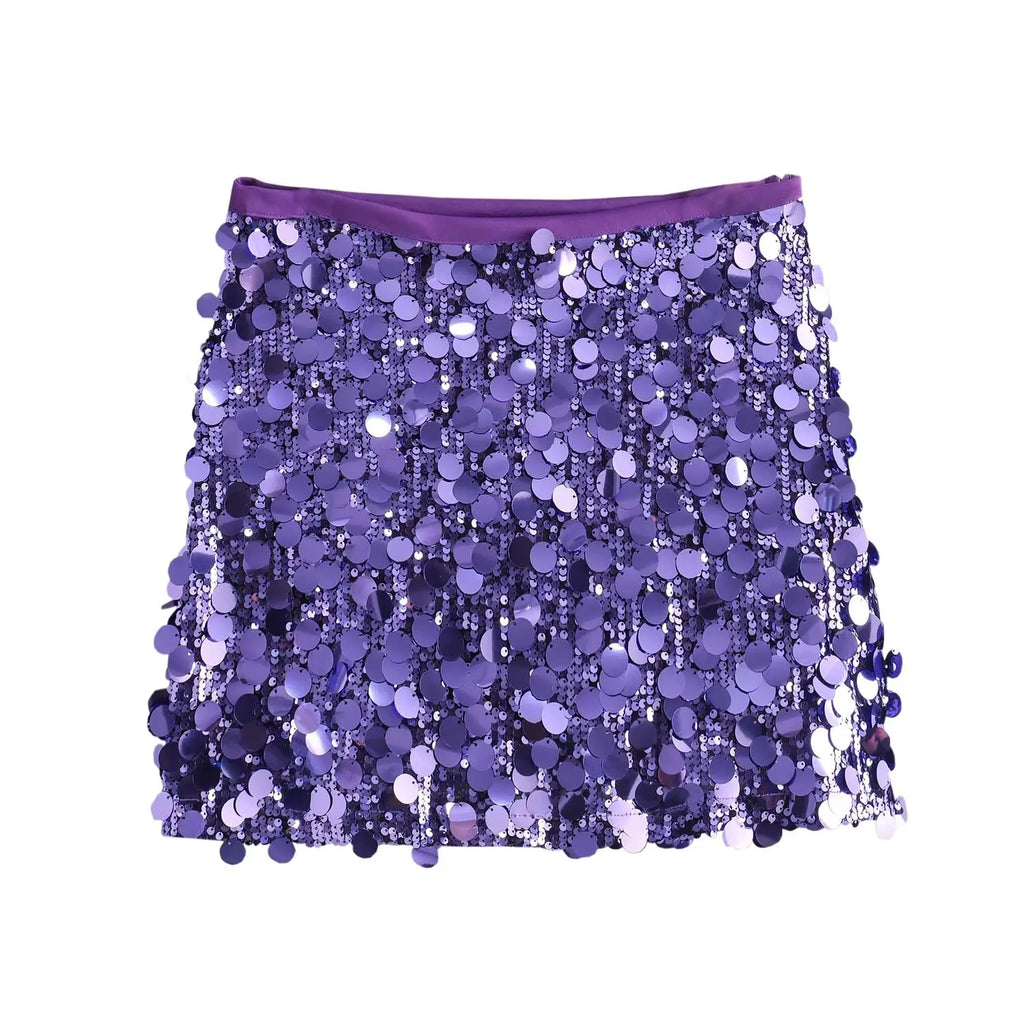 Minifalda de Lentejuelas Colores