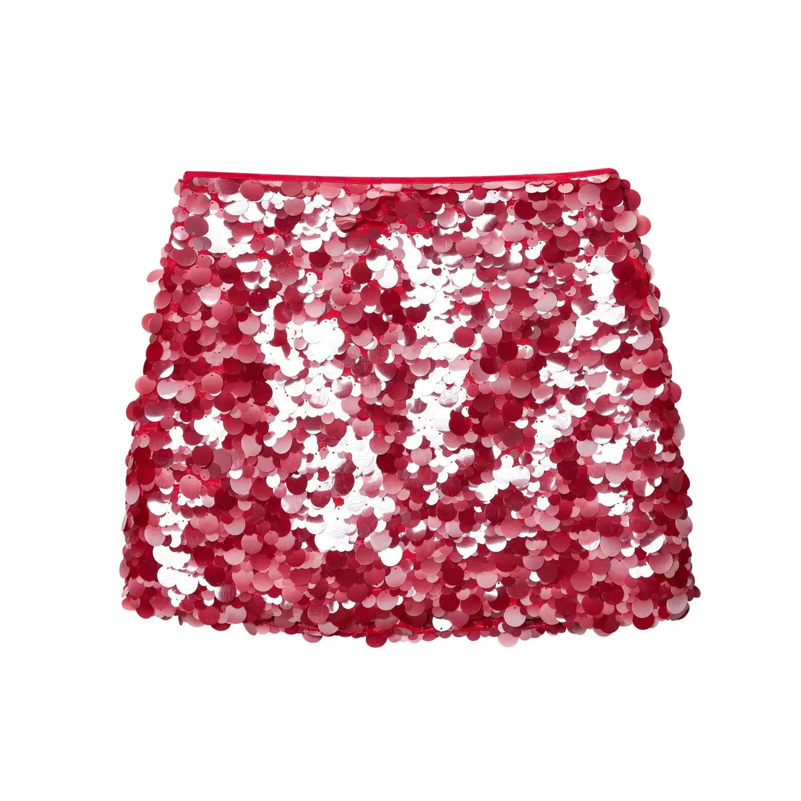 Falda con Lentejuelas Pastel